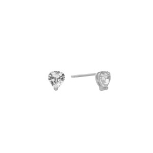  - CRYSTAL PAVE HEART EARRINGS