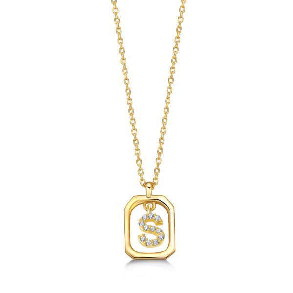  - FRAME S INITIAL NECKLACE