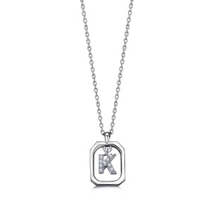  - FRAME K INITIAL NECKLACE