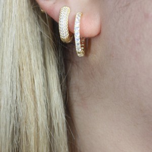 GINA HOOP EARRINGS - Thumbnail