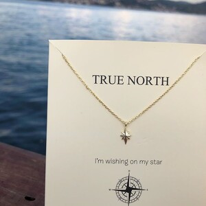 TRUE NORTH TINY NECKLACE - Thumbnail